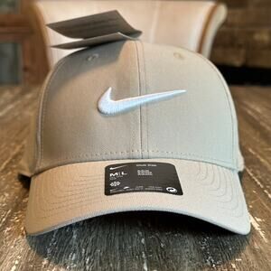 NWT Nike Club Cap Hat Dri-Fit Adjustable Strap Structured Tan Size M/L